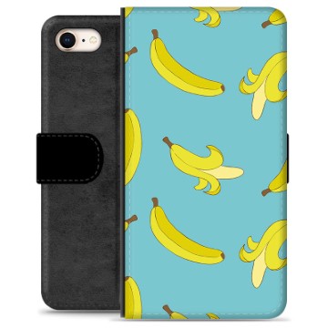 Prémiové peněženkové pouzdro iPhone 7/8/SE (2020)/SE (2022) - Banány