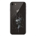 Oprava zadního krytu iPhone 8 - pouze sklo - černá