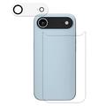 iPhone Air 2-in-1 Set Tempered Glass Back Cover Protector & Camera Lens - Clear
