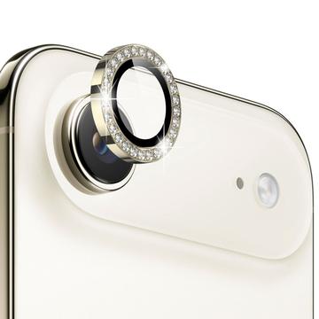 iPhone Air Northjo Rhinestone Camera Lens Protector Set - Gold