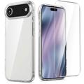 iPhone Air Saii 2-in-1 TPU Case & Tempered Glass Screen Protector