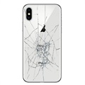 Oprava zadního krytu iPhone X - pouze sklo - bílá