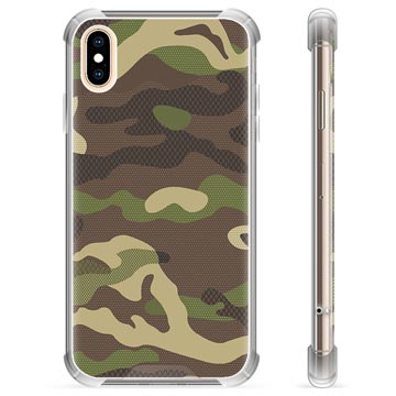 Hybridní pouzdro iPhone X / iPhone XS - Camo