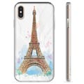 Pouzdro TPU iPhone X / iPhone XS - Paříž