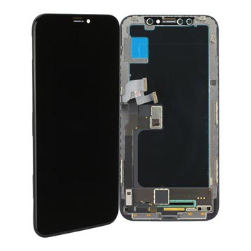 IPhone X LCD displej - černá - stupeň A
