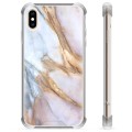 Hybridní pouzdro iPhone X / iPhone XS - Elegant Mramor