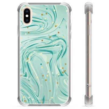 Hybridní pouzdro iPhone X / iPhone XS - Zelená máta