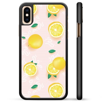 Ochranný kryt iPhone X / iPhone XS - Citronový vzor