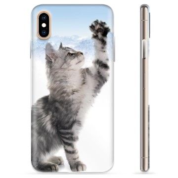 Pouzdro TPU iPhone XS Max - Kočka