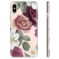 Pouzdro TPU iPhone X / iPhone XS - Romantické květiny