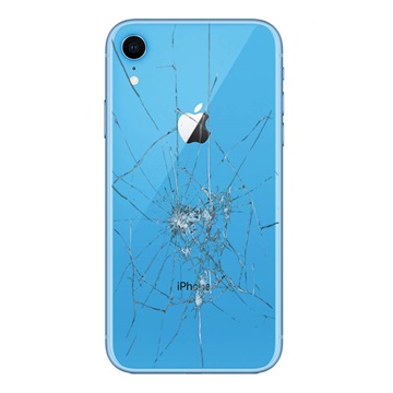 Oprava zadního krytu iPhone XR - pouze sklo - modrá
