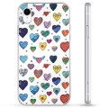 Hybridní pouzdro iPhone XR - Hearts