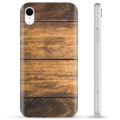 Pouzdro TPU iPhone XR - Dřevo