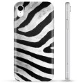 Pouzdro TPU iPhone XR - Zebra