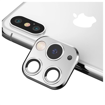 IPhone XS Max Fake Camera Sticker - stříbro