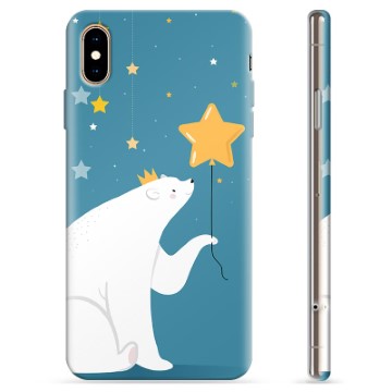 Pouzdro TPU iPhone X / iPhone XS - Lední medvěd