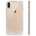Pouzdro TPU iPhone X / iPhone XS - Sněhové vločky