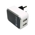 Sandberg 440-57 Dual USB AC Nabíječka - Černá / Bílá