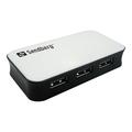 Sandberg 4portový USB 3.0 Hub - Černo / Bílý